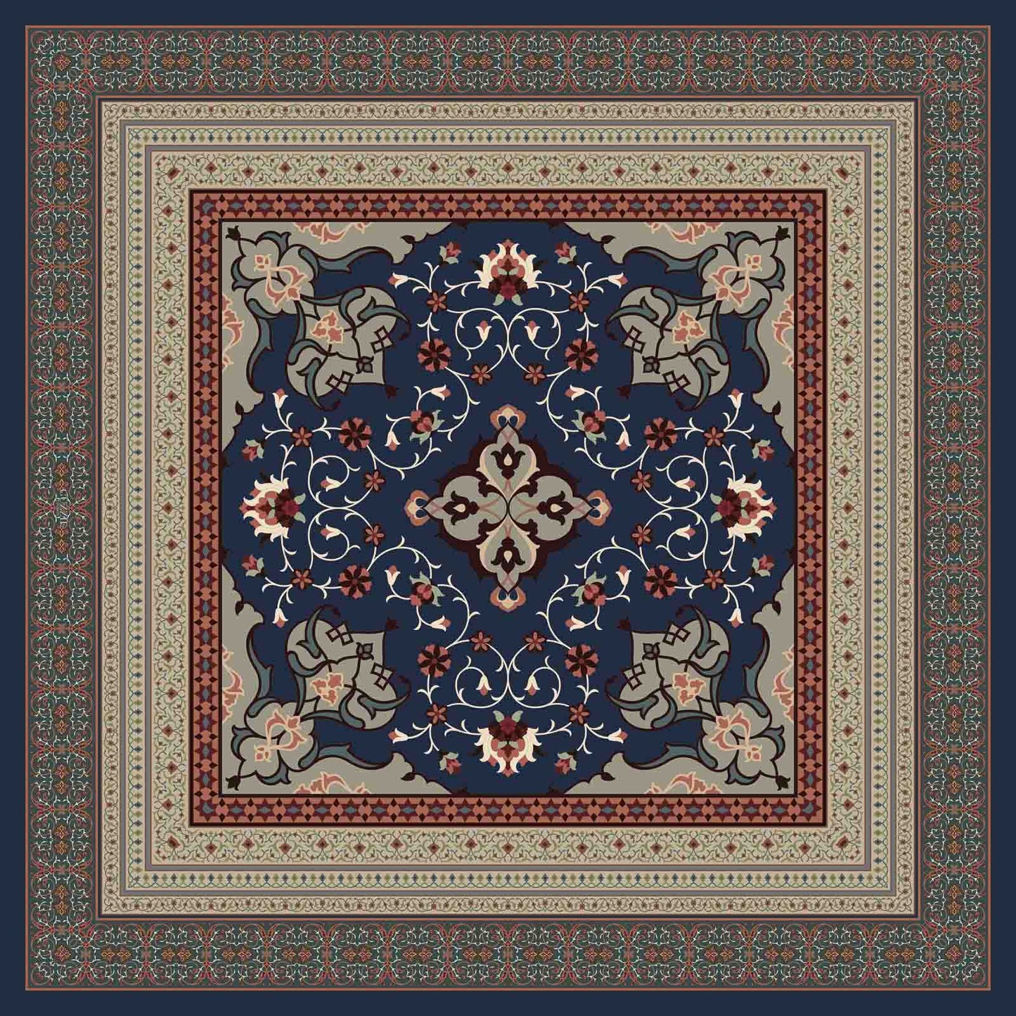 Antalya Signature Silk Satin Scarf