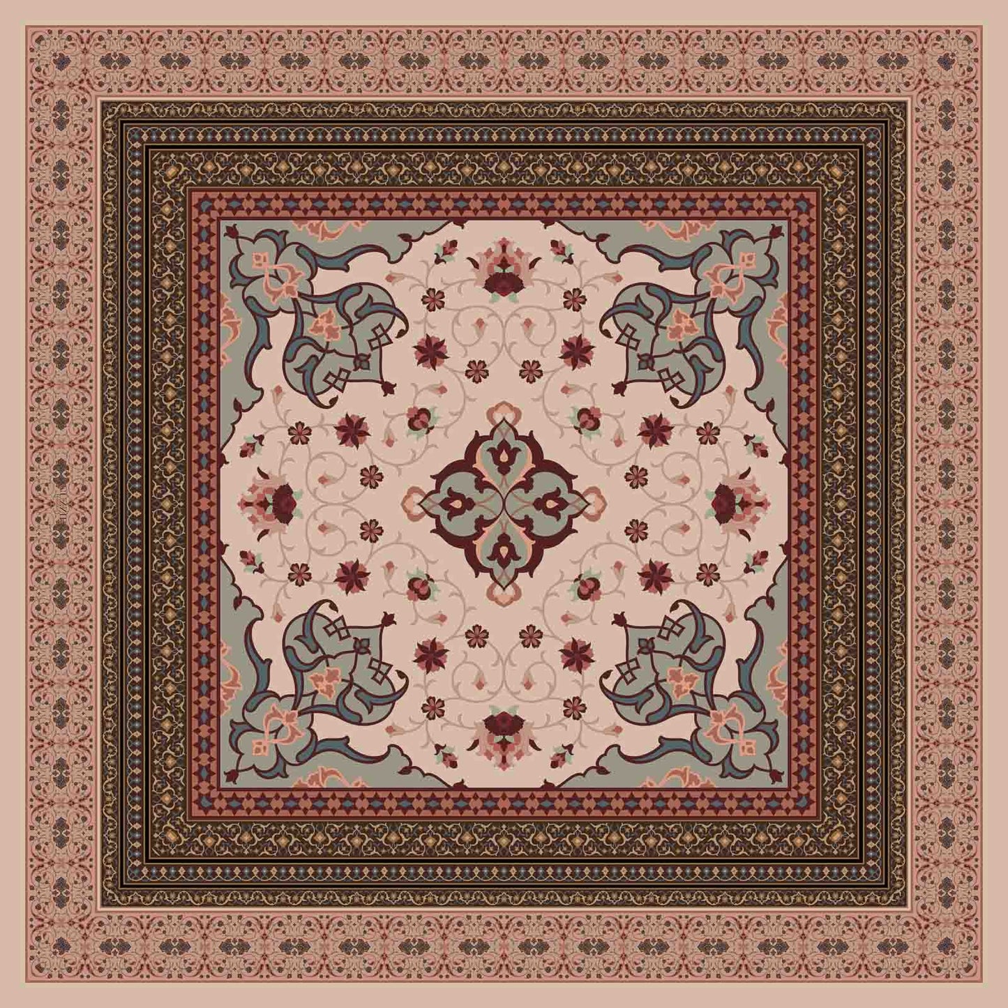 Antalya Signature Silk Satin Scarf