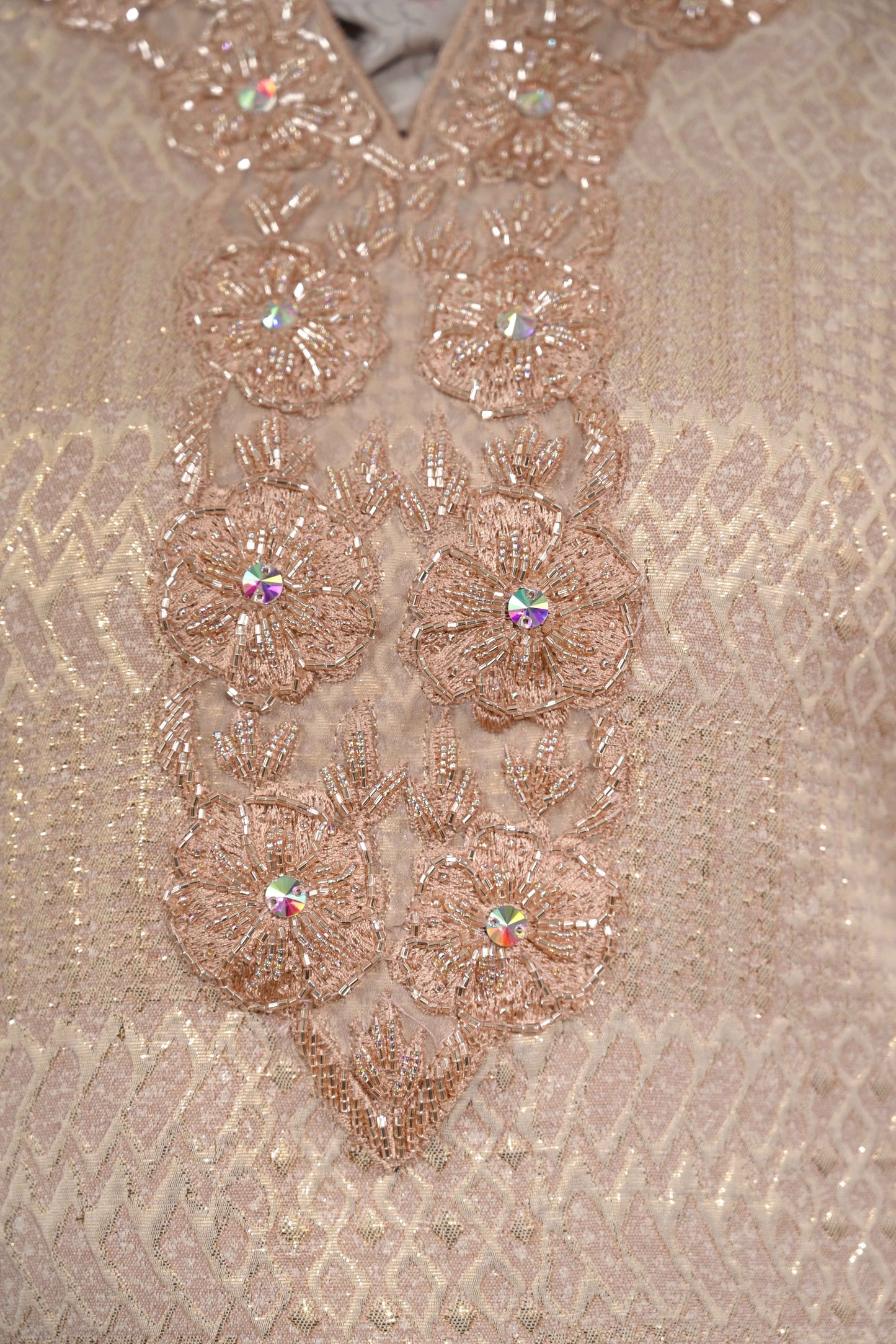 Amara Embroidery Tunic Rose Gold