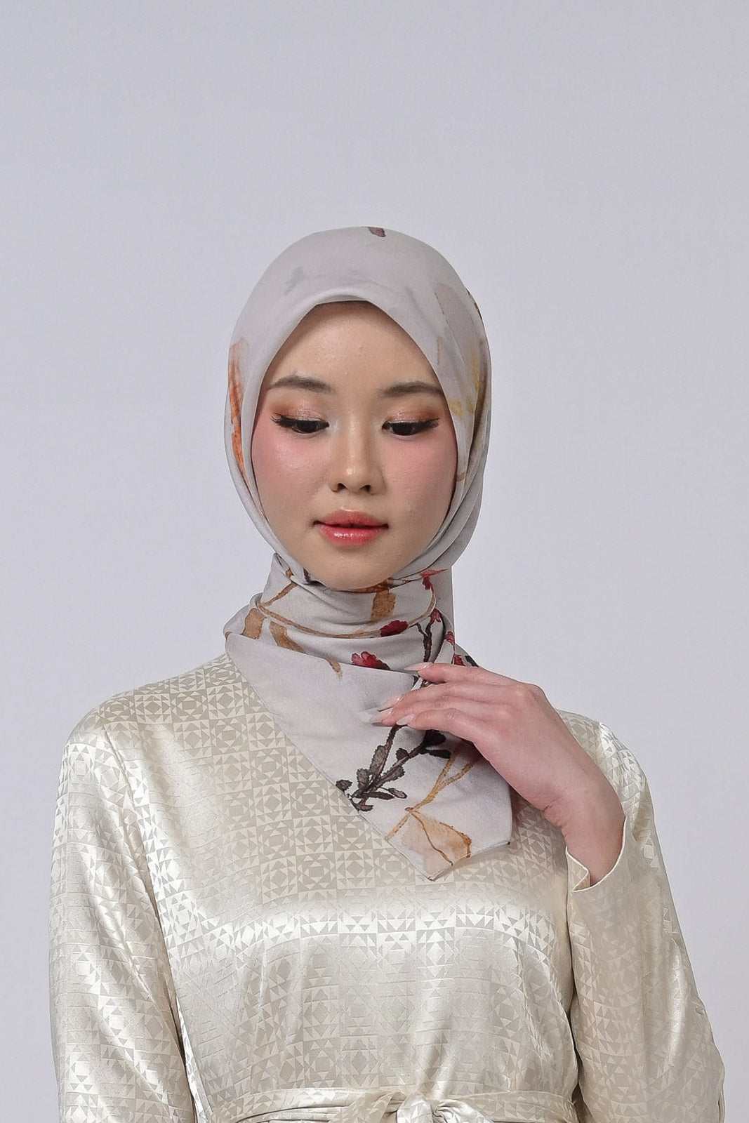 Aurora Silk Tunic Gold Mosaic Modest