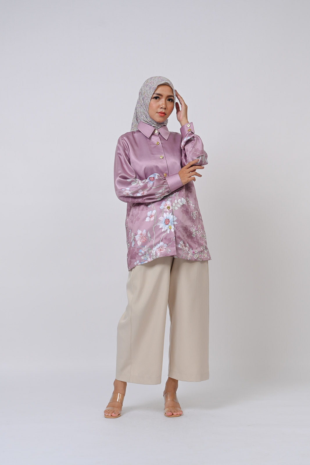 Noa Tapered Pants Tie Waist Plain Series