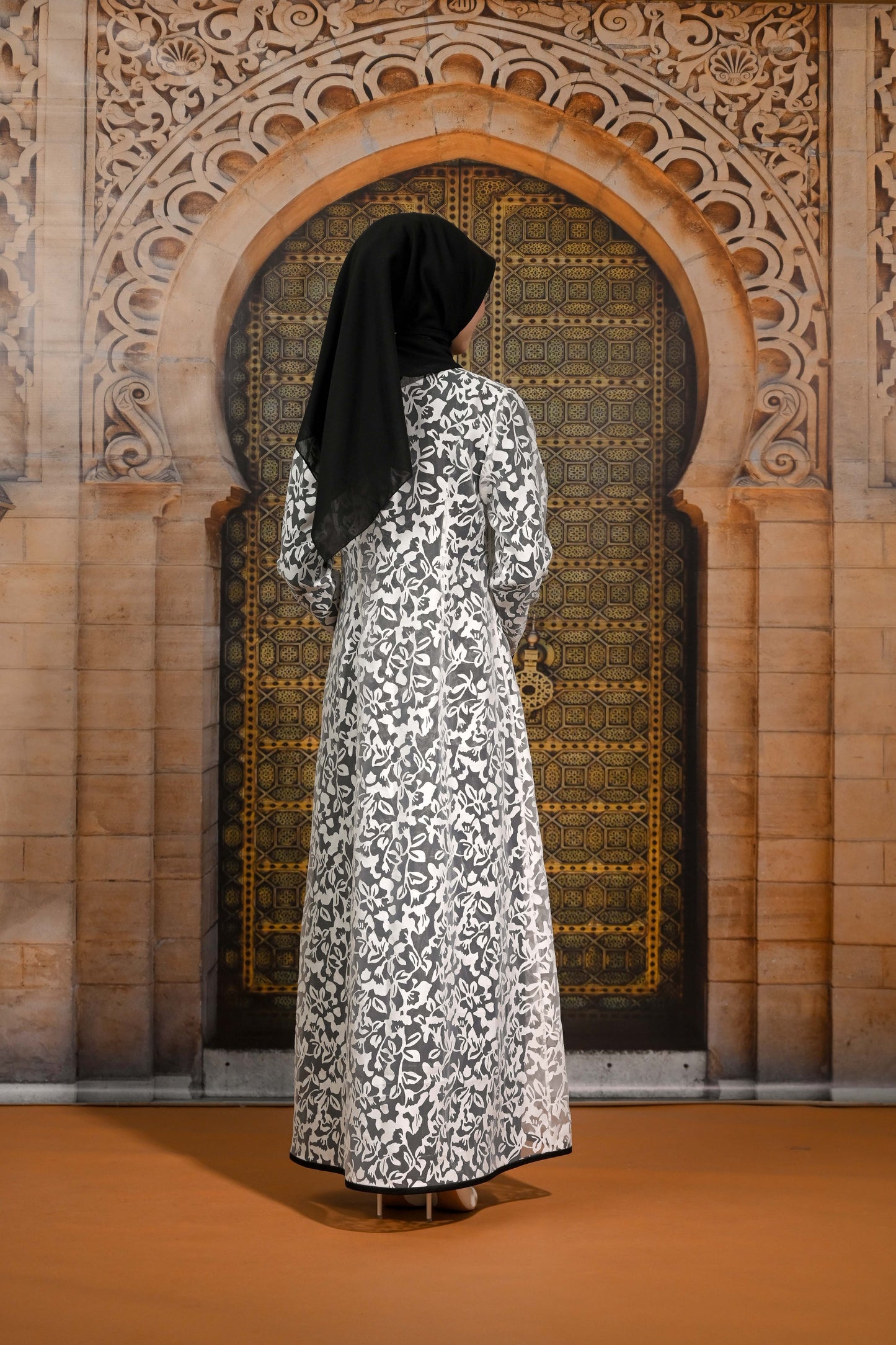 Aurelia Lace Long Outer with Armani Silk Inner