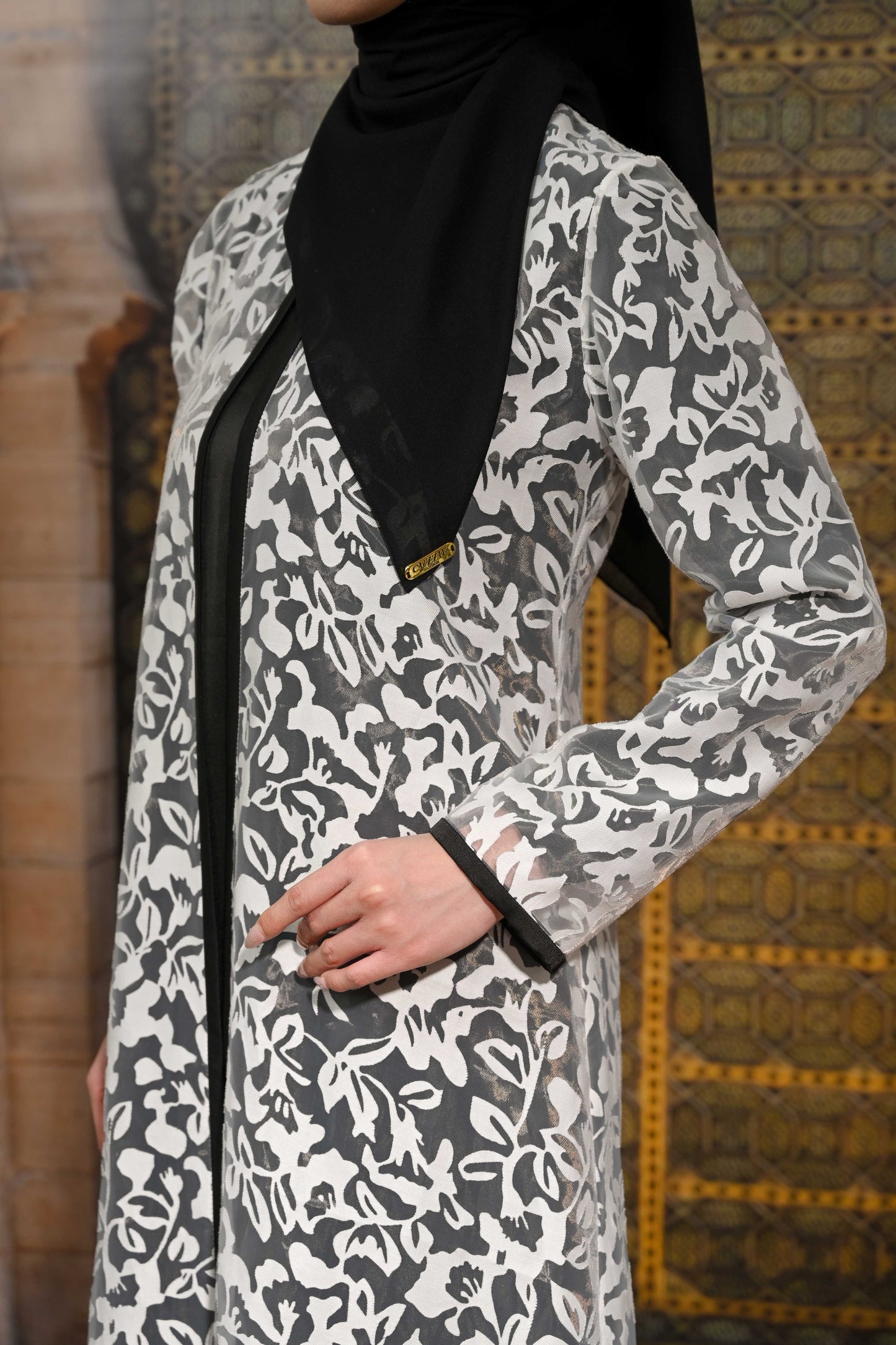 Aurelia Lace Long Outer with Armani Silk Inner