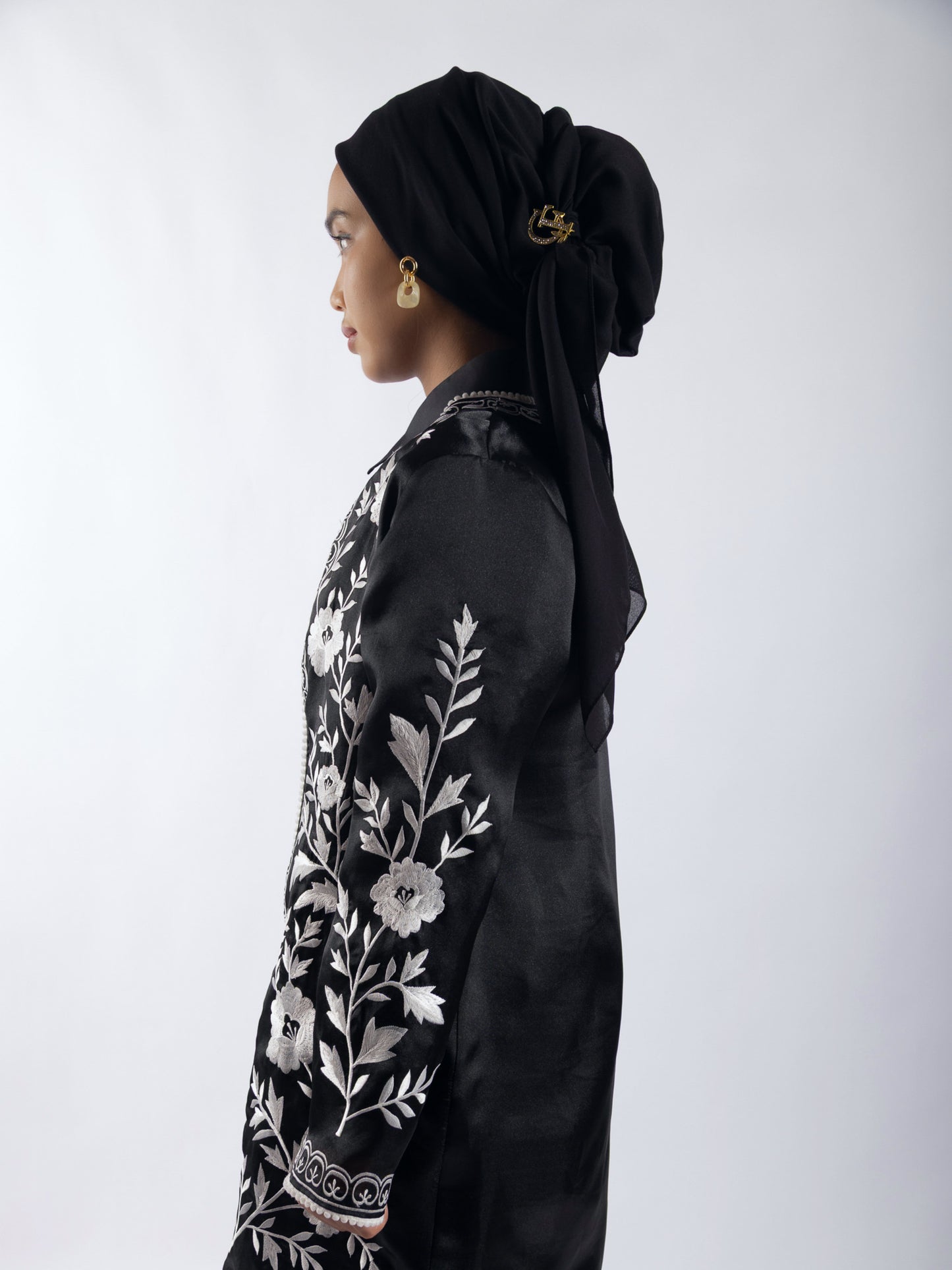 Seraphine Embroidery Organza Outer Coat