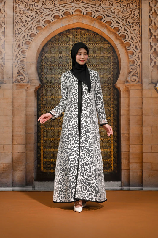 Aurelia Lace Long Outer with Armani Silk Inner